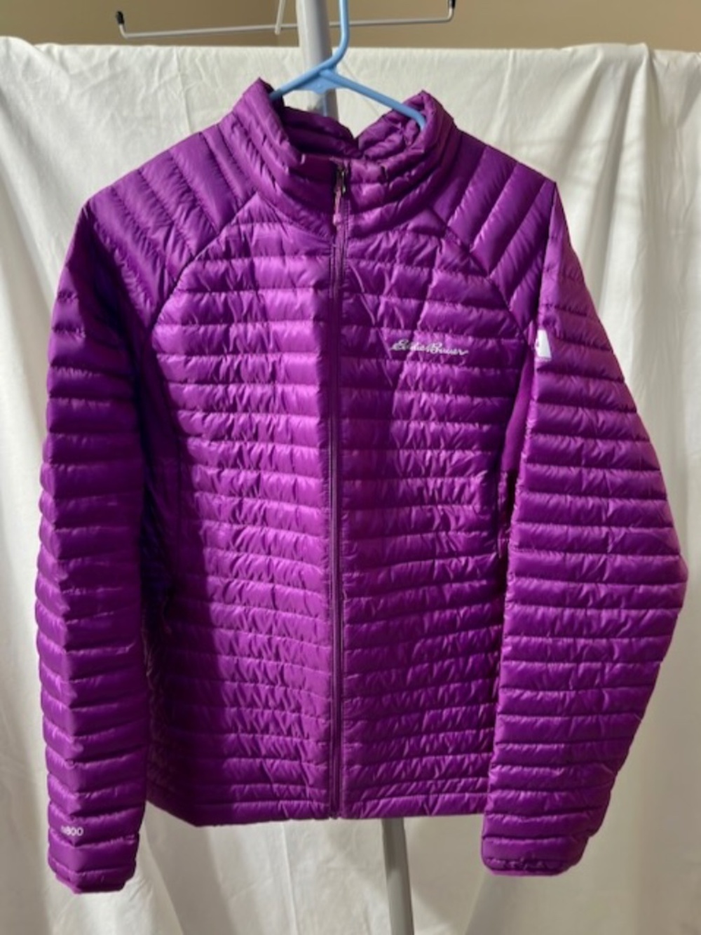 Eddie Bauer StormDown 800 First Ascent Purple Goose Down Jacket Lightweight 2XL